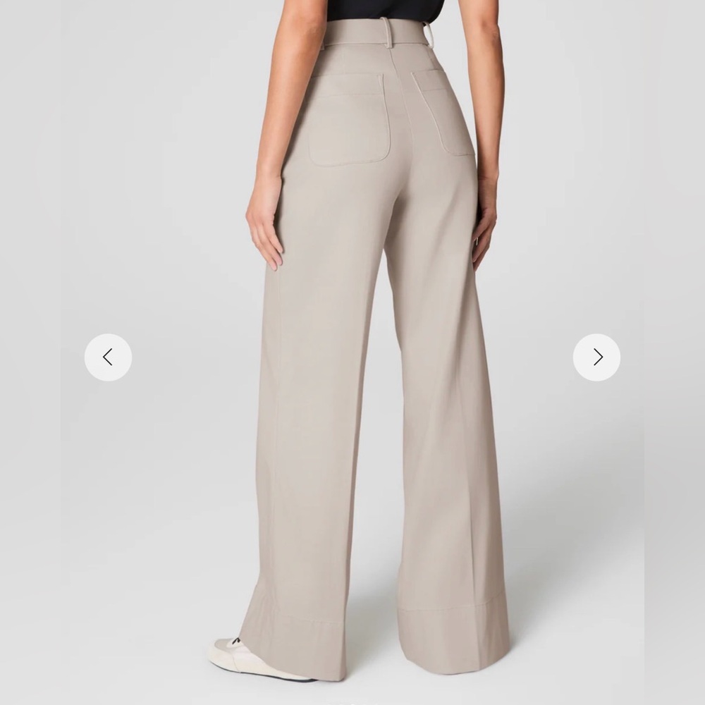 NWT Spanx Supersmooth Stretch Twill Wide Leg Pant Size 2X